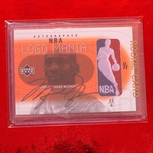 Michael Jordan Facsimile Autograph Novelty Card